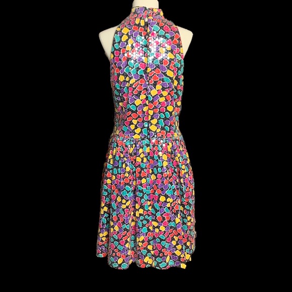 Vintage 1980s Morton Myles sequin dress - Picture 9 of 10